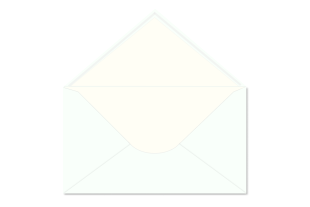 Cotone ivory 114 x 162 mm DIN C6 Briefumschlag mit Seidenfutter