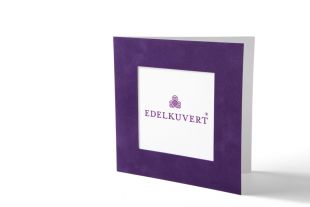 Kartenset Samt »Le lilas«