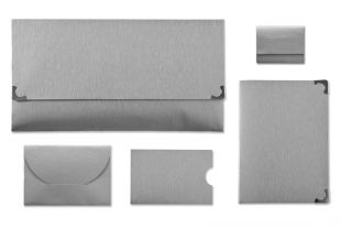 Etui »Silbergrau« mit Inhalt