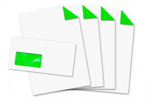 Start-Set Neon-Innendruck DIN lang mit Fenster + DIN A4