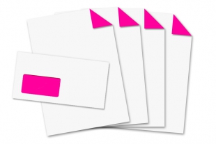 Start-Set Neon-Innendruck DIN lang mit Fenster + DIN A4