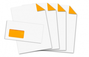 Start-Set Neon-Innendruck DIN lang mit Fenster + DIN A4