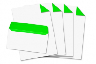 Start-Set Neon-Innendruck DIN lang ohne Fenster + DIN A4