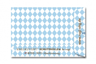 »Edelkuvert®« RFID-Schutzhülle "ned o'zapft"