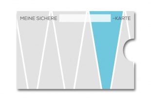 »Edelkuvert®« RFID-Schutzhülle "mit Schriftfeld Meine sichere ..."