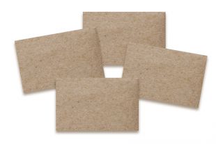 Design-RC® Karten 55 x 98 mm braun Miniformat