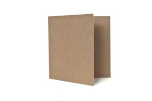 Design-RC® 150 x 150 mm braun Klappkarten