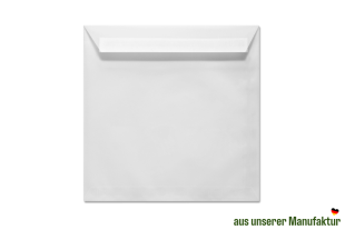 Transparent 220 x 220 mm Briefumschlag