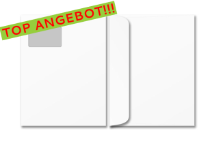 200 Stück Offset 229 x 300 mm Briefumschlag