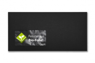 Loop Vellum black 114 x 229 mm DIN C6/5 Briefumschlag