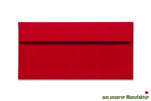 Suedel Luxe samtartig DIN C6/5 114 x 229 mm Briefumschlag