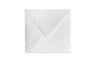 Classic rib 164 x 164 mm Briefumschlag mit Seidenfutter