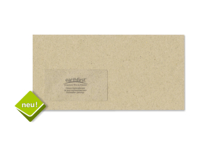 »Graspapier Vivus« 110 x 220 mm DIN lang Briefumschlag (mit Fenster)