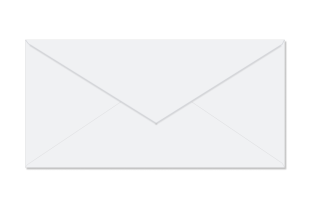 Offset 110 x 220 mm DIN lang Briefumschlag mit Seidenfutter