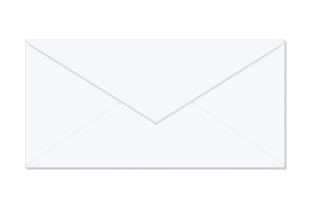 Offset 110 x 220 mm DIN lang Briefumschlag mit Seidenfutter